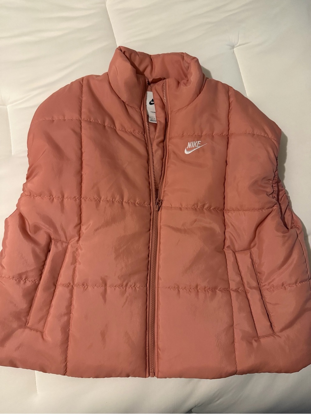 Nike Women's Pink Puffer Vest